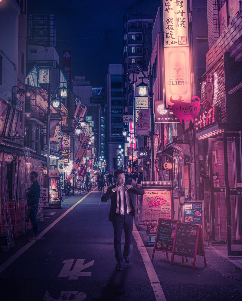 Cyberpunk Metropolis Visit